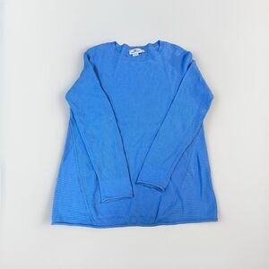 Vineyard Vines Waffle Knit Thermal Long Sleeve Sweater Blue Men's Small Crewneck